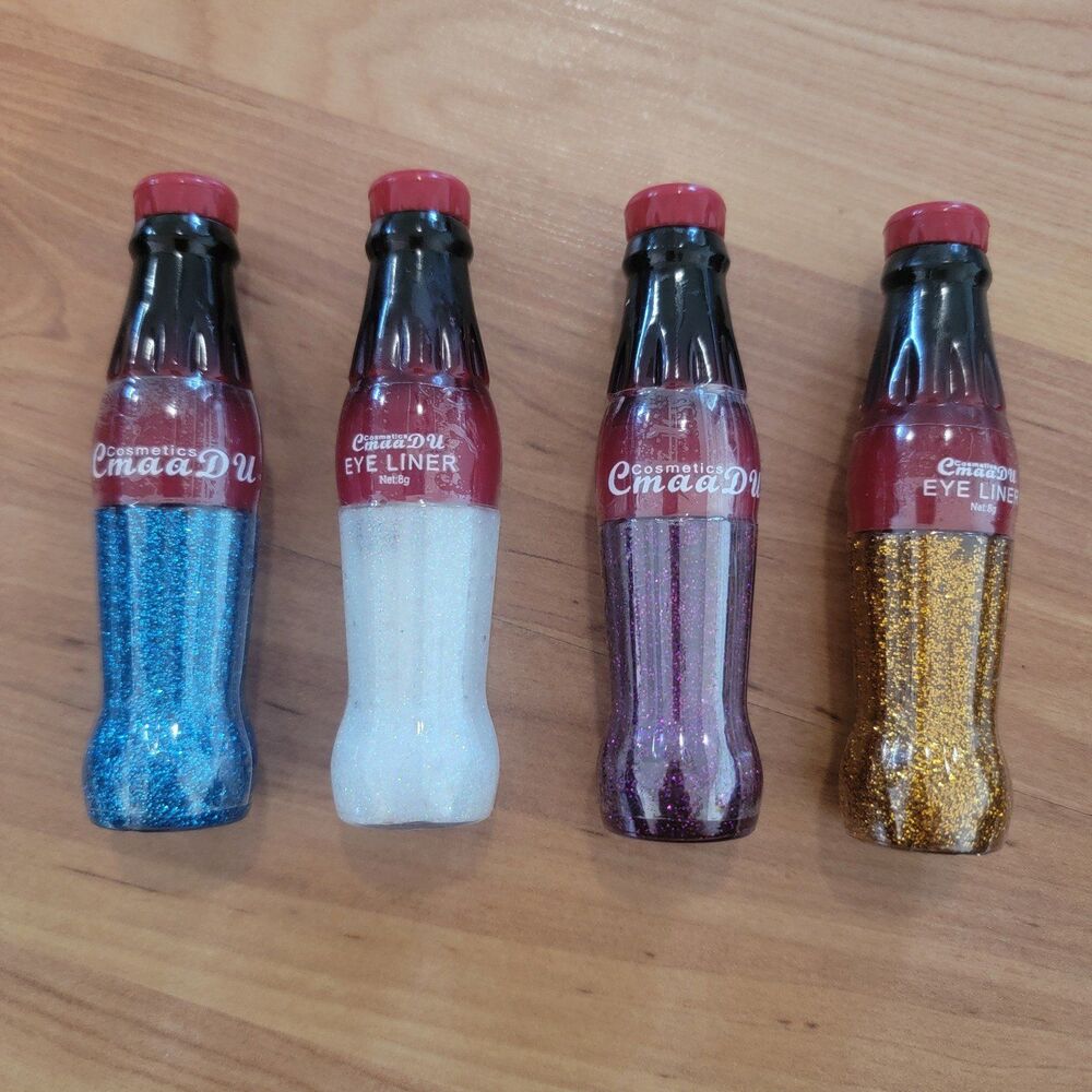 Coca-Cola Cmaadu Glitter Liquid Eyeliner Set of 4